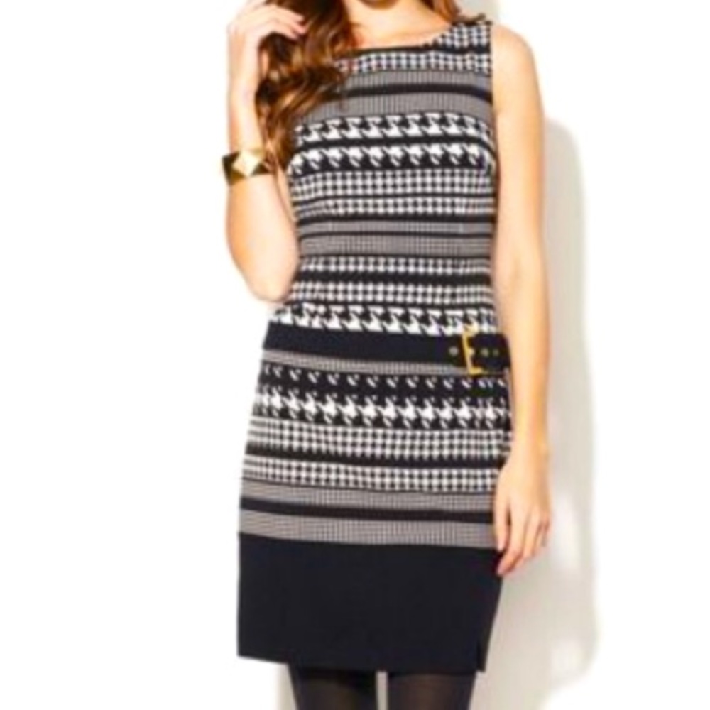 NWT Laundry by Shelli Segal Houndstooth Dress $225